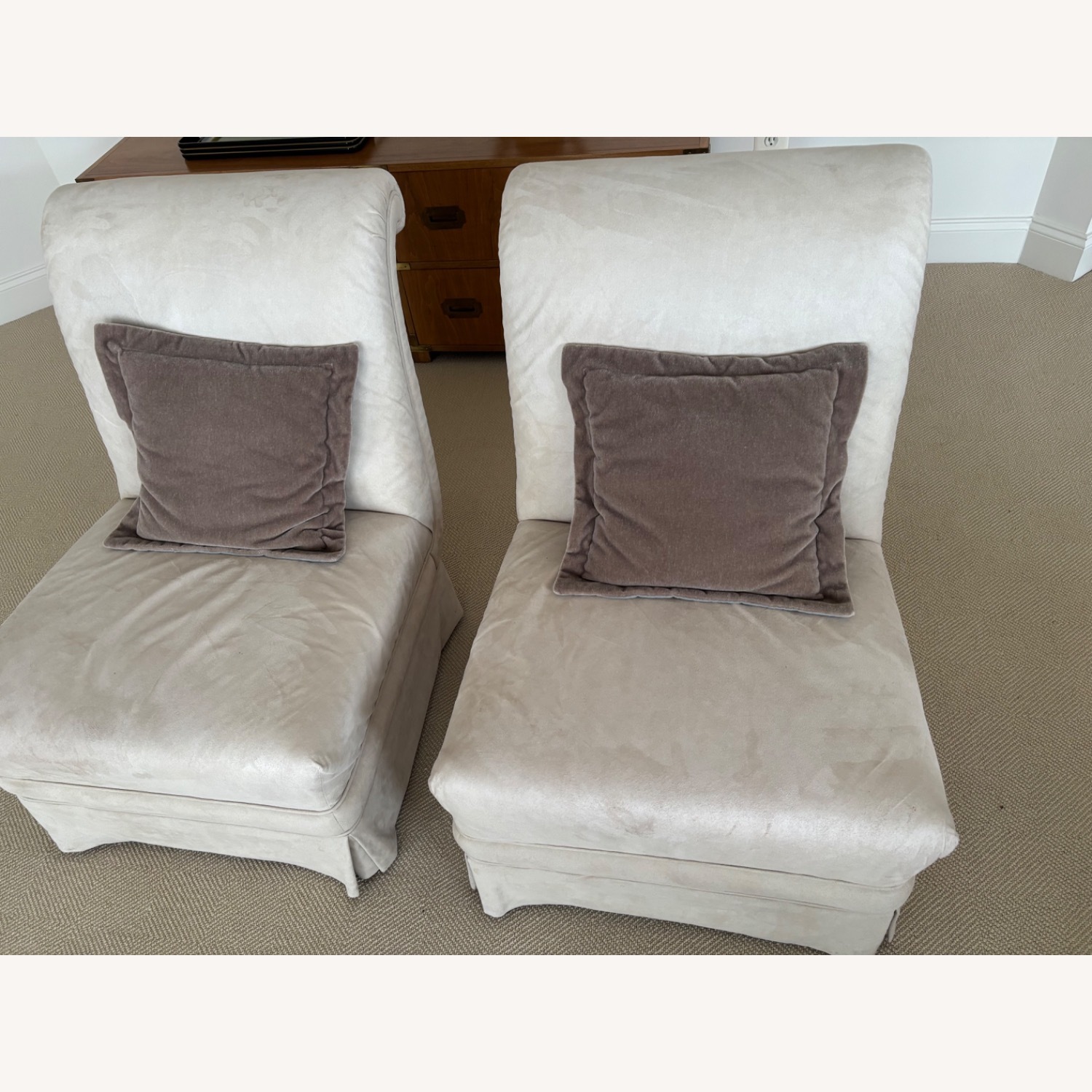 Vintage/Antique  Natural Accent Chairs - image-1