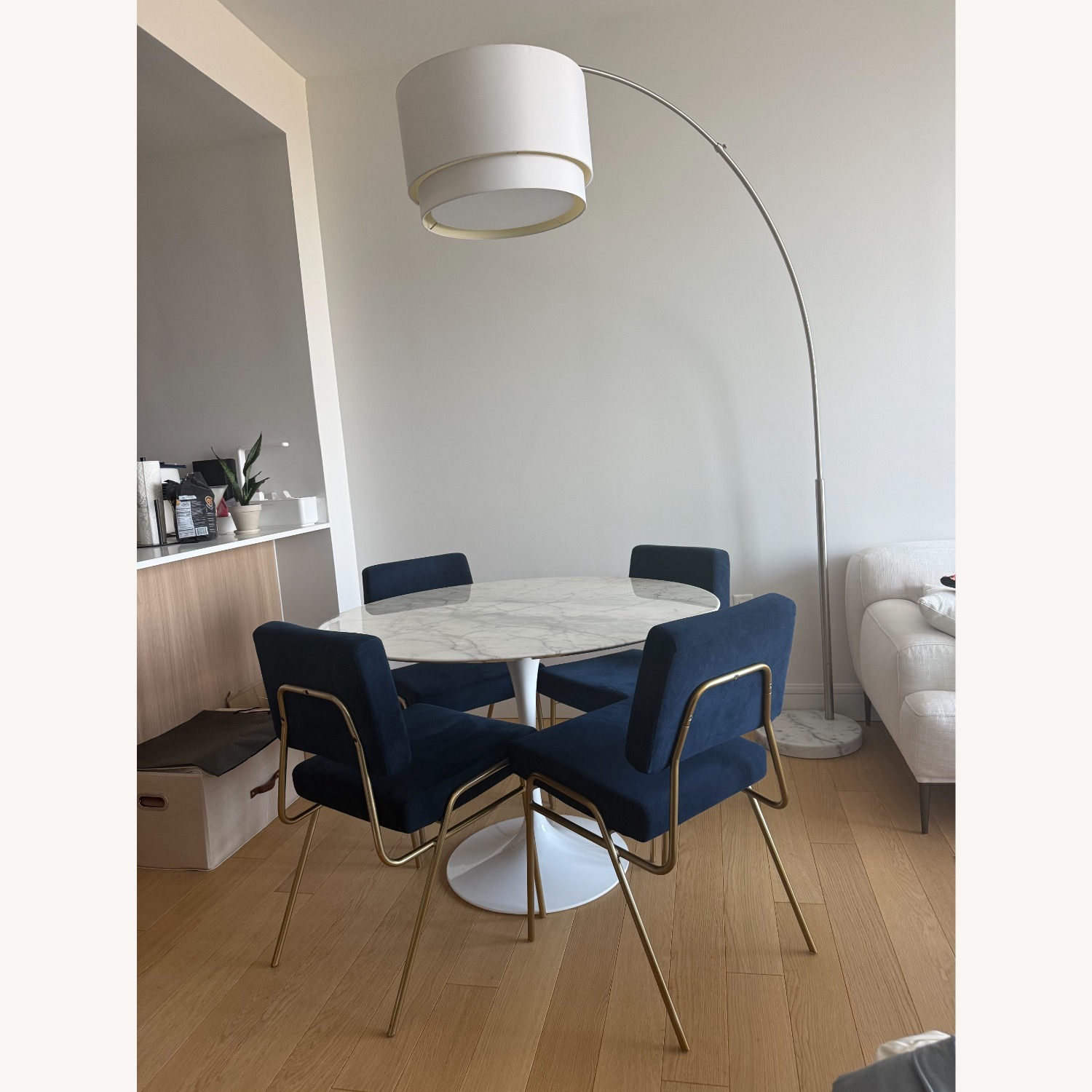 West Elm Wire Frame Dining Chairs (Set of 4) - image-3