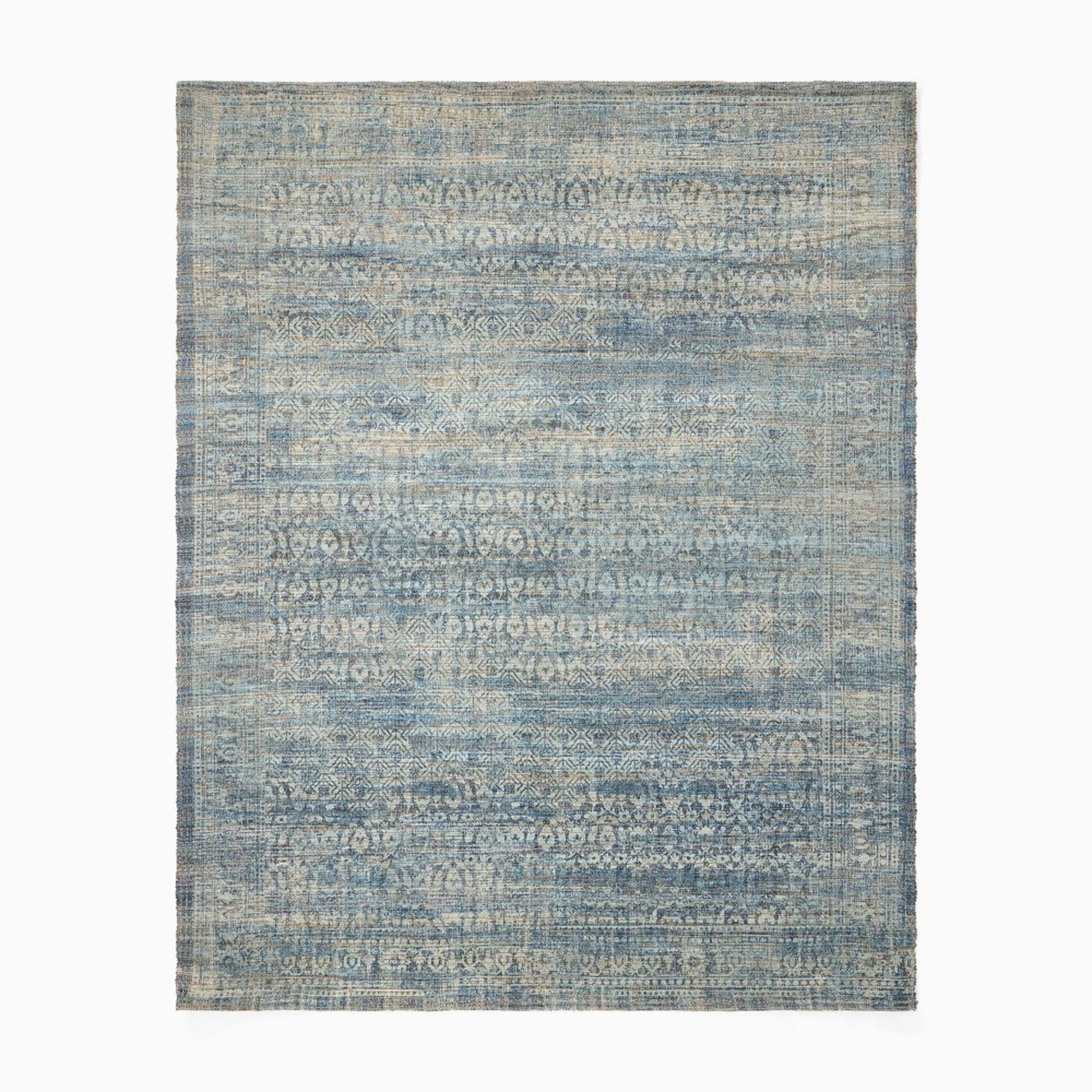 West Elm Azura Rug, Indigo Blue Area Rug 5' x 8' - image-5