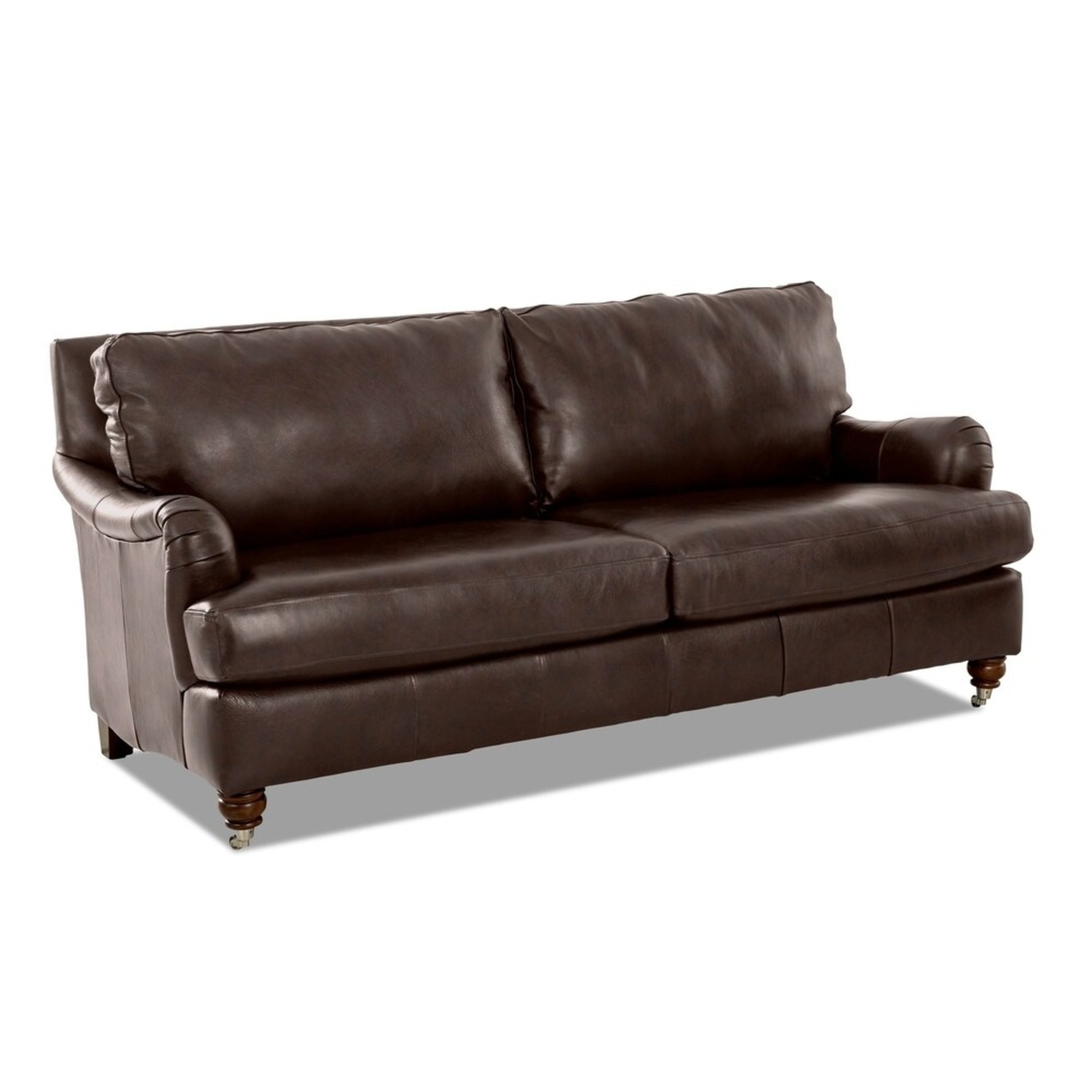 Pottery Barn Leather Sofa - image-4