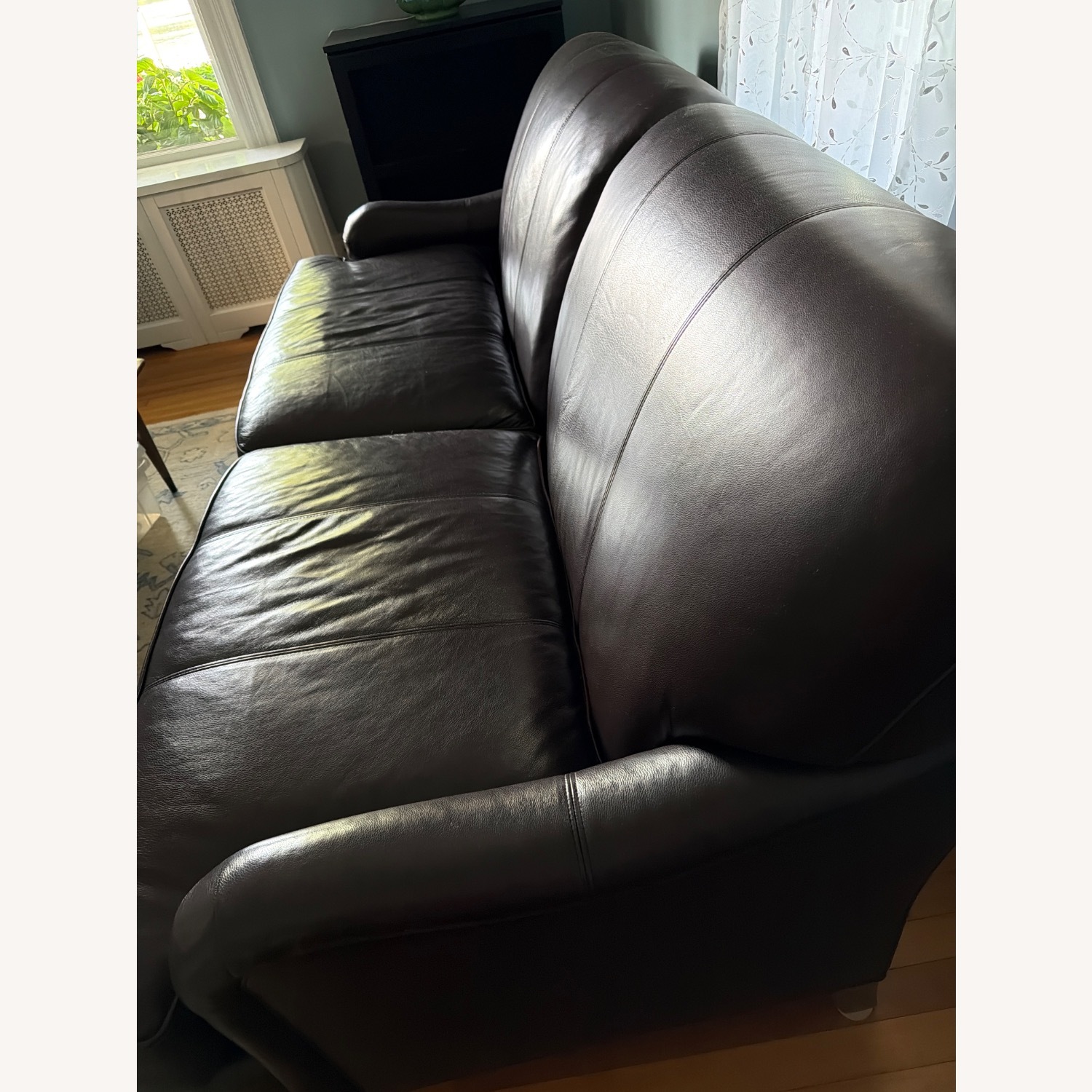 Pottery Barn Leather Sofa - image-3