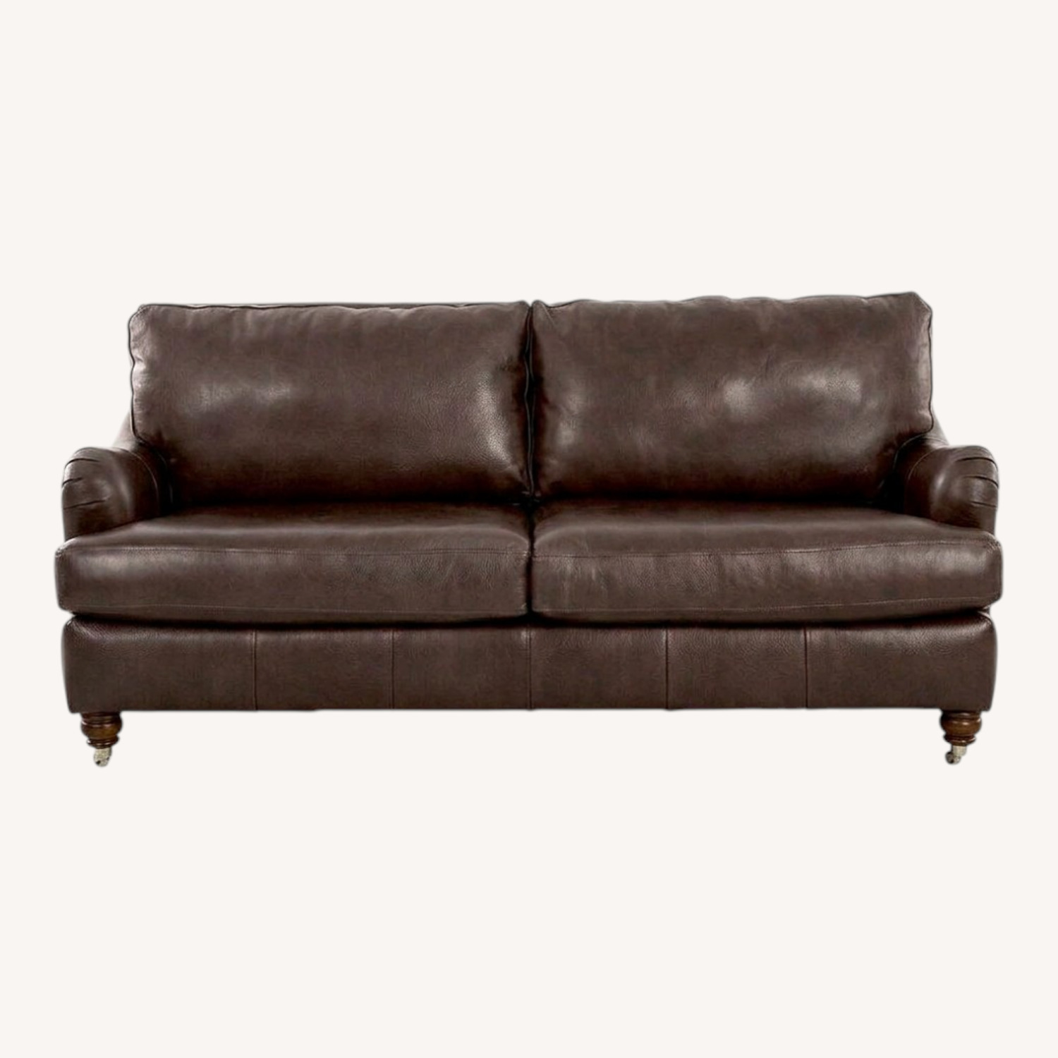 Pottery Barn Leather Sofa - image-0