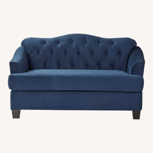 Used Blue Loveseat for sale on AptDeco