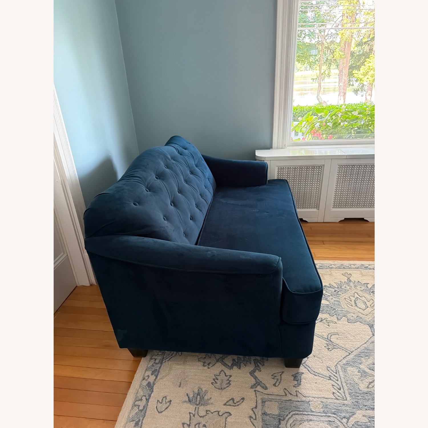 Blue Loveseat - image-2