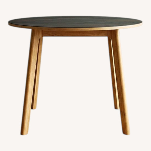 Used Blue Dot Natural Wood Dining Table for sale on AptDeco
