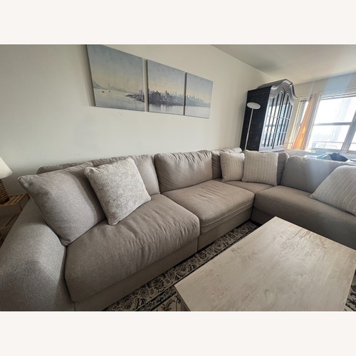Used Ashley Furniture Lyndeboro 4-Piece Modular Sectional for sale on AptDeco