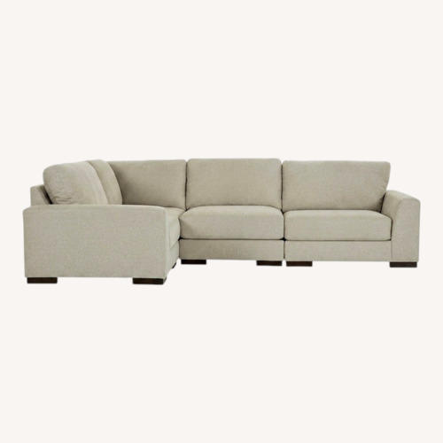 Used Ashley Furniture Lyndeboro 4-Piece Modular Sectional for sale on AptDeco