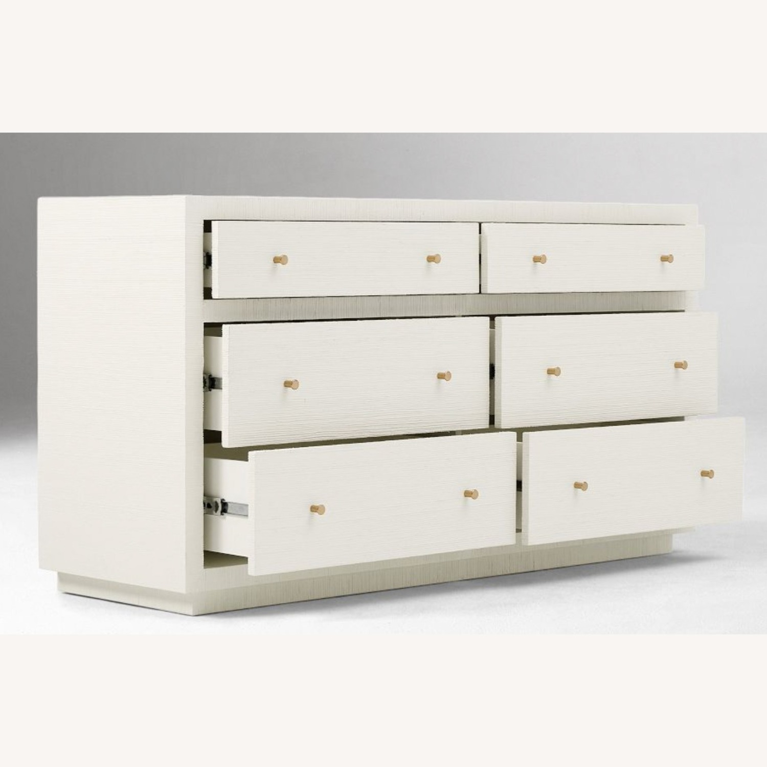 West Elm Grasscloth 6-Drawer Dresser - image-3