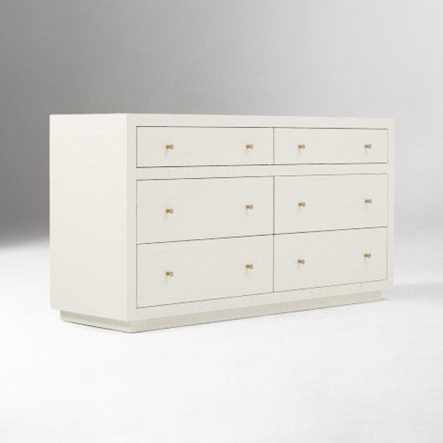 West Elm Grasscloth 6-Drawer Dresser - image-2