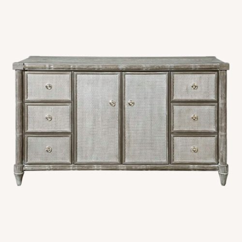 Used Bungalow 5 Fairfax Light Gray Wood Sideboard for sale on AptDeco