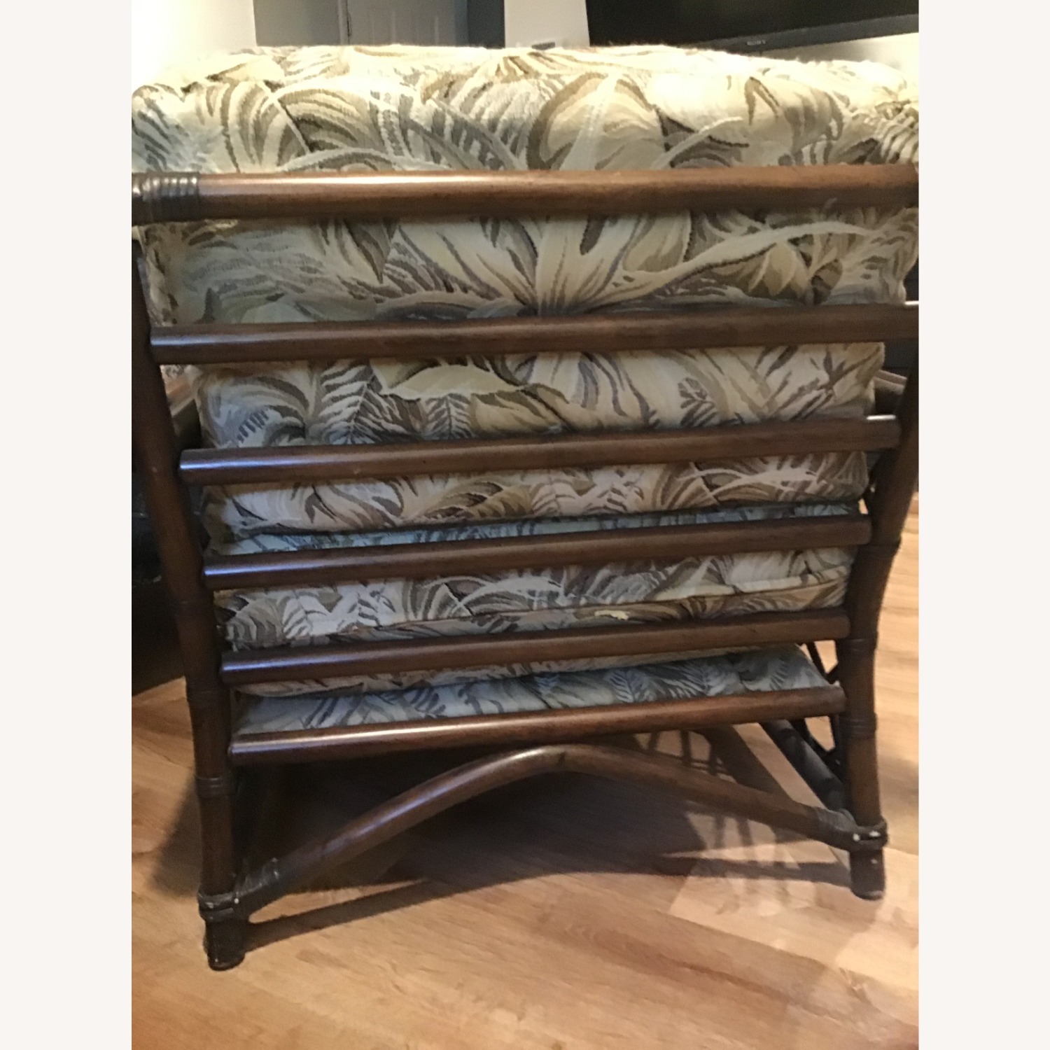 Vintage/Antique Dark Brown Accent Chair - image-3