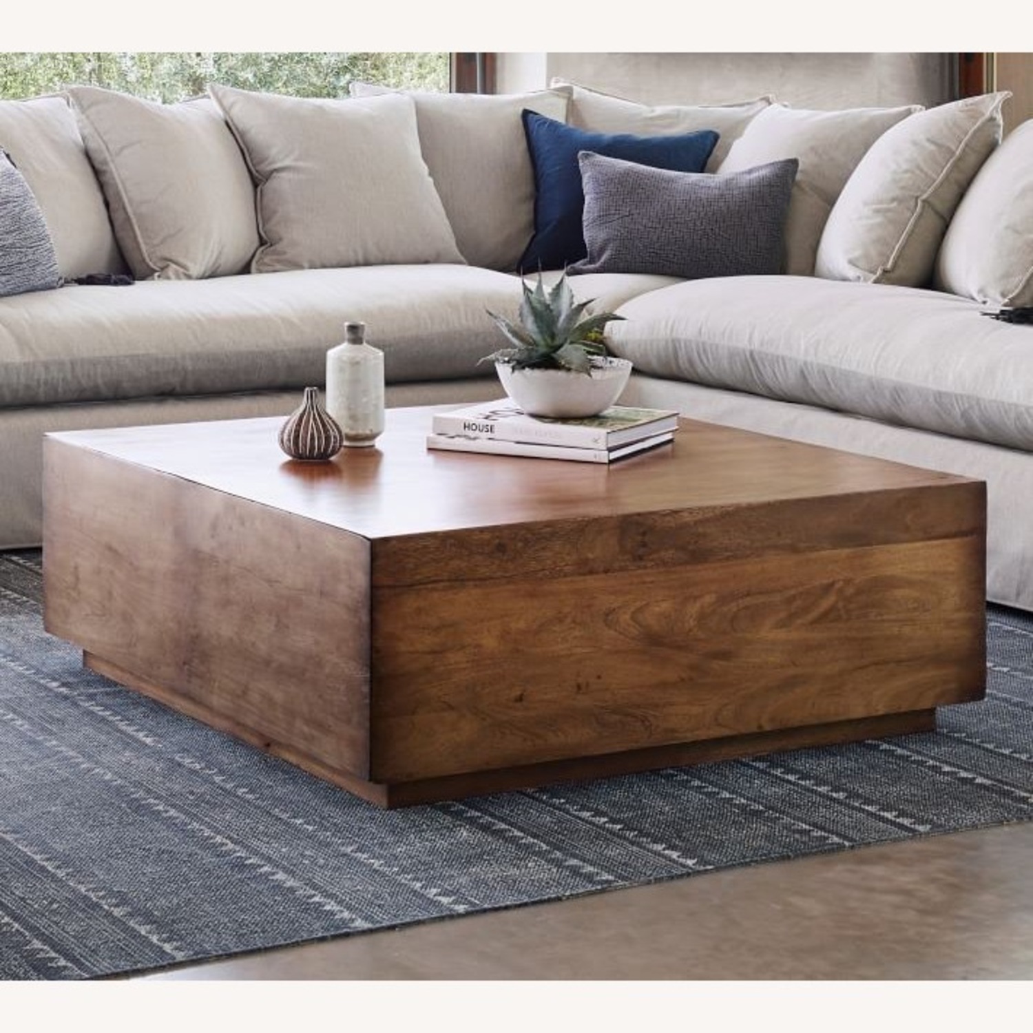 Pottery Barn Parkview Reclaimed Wood Coffee Table - image-3