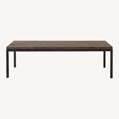Used Room & Board Parsons Dark Gray Wood Coffee Table for sale on AptDeco