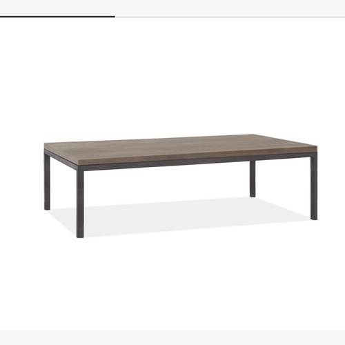 Used Room & Board Parsons Dark Gray Wood Coffee Table for sale on AptDeco