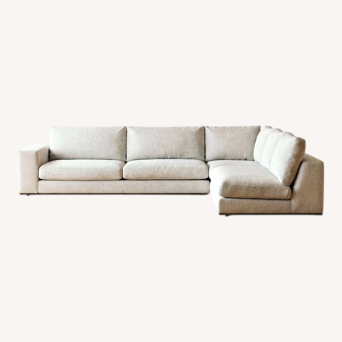 Used Minotti Natural Fabric 3+ Piece Sectional for sale on AptDeco