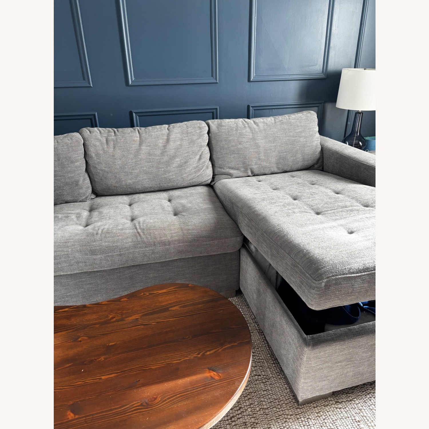 Article Soma Grey Sleeper Sectional (Sofa Bed) - image-3