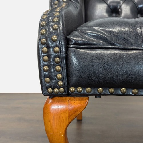 Used Coaster Lounge Wingback Chair & Ottoman  for sale on AptDeco