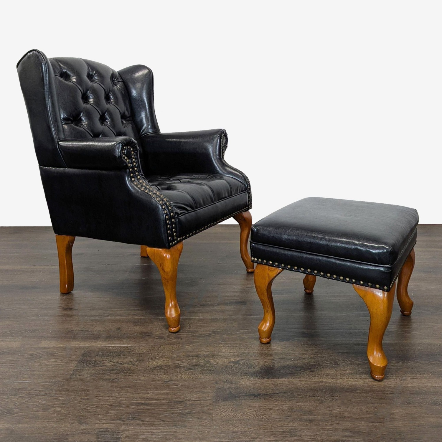 Coaster Lounge Wingback Chair & Ottoman  - image-6