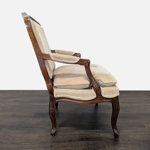 Used Louis XV Style Carved Wood Fauteuil Armchair for sale on AptDeco