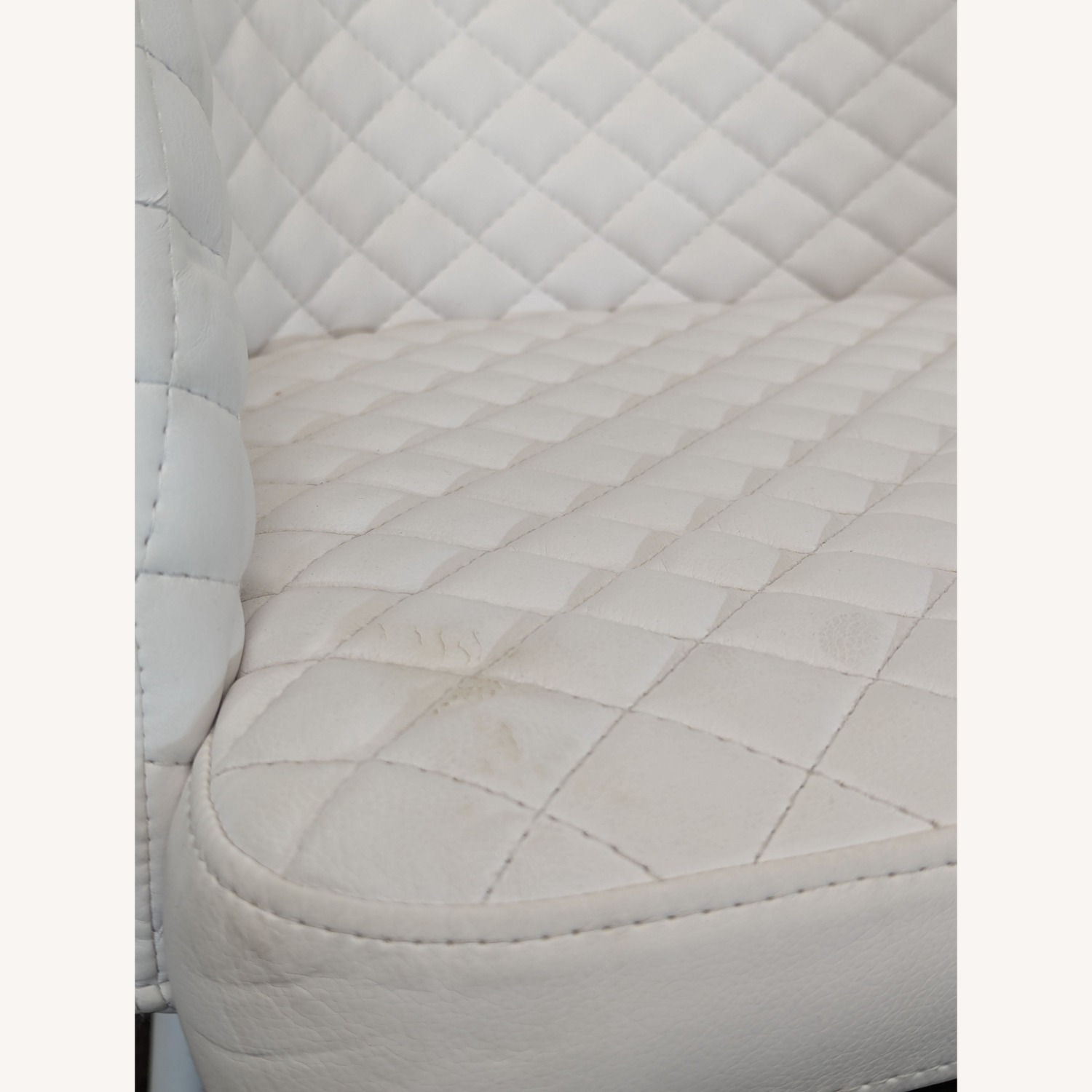 Set of Six Moe's Home Quilted Dining Armchairs - image-2