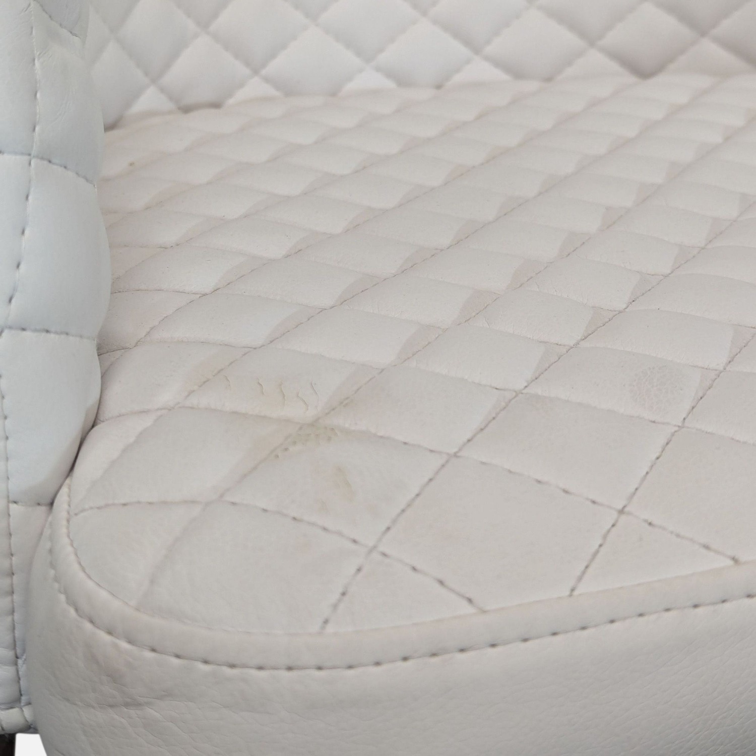 Set of Six Moe's Home Quilted Dining Armchairs - image-4
