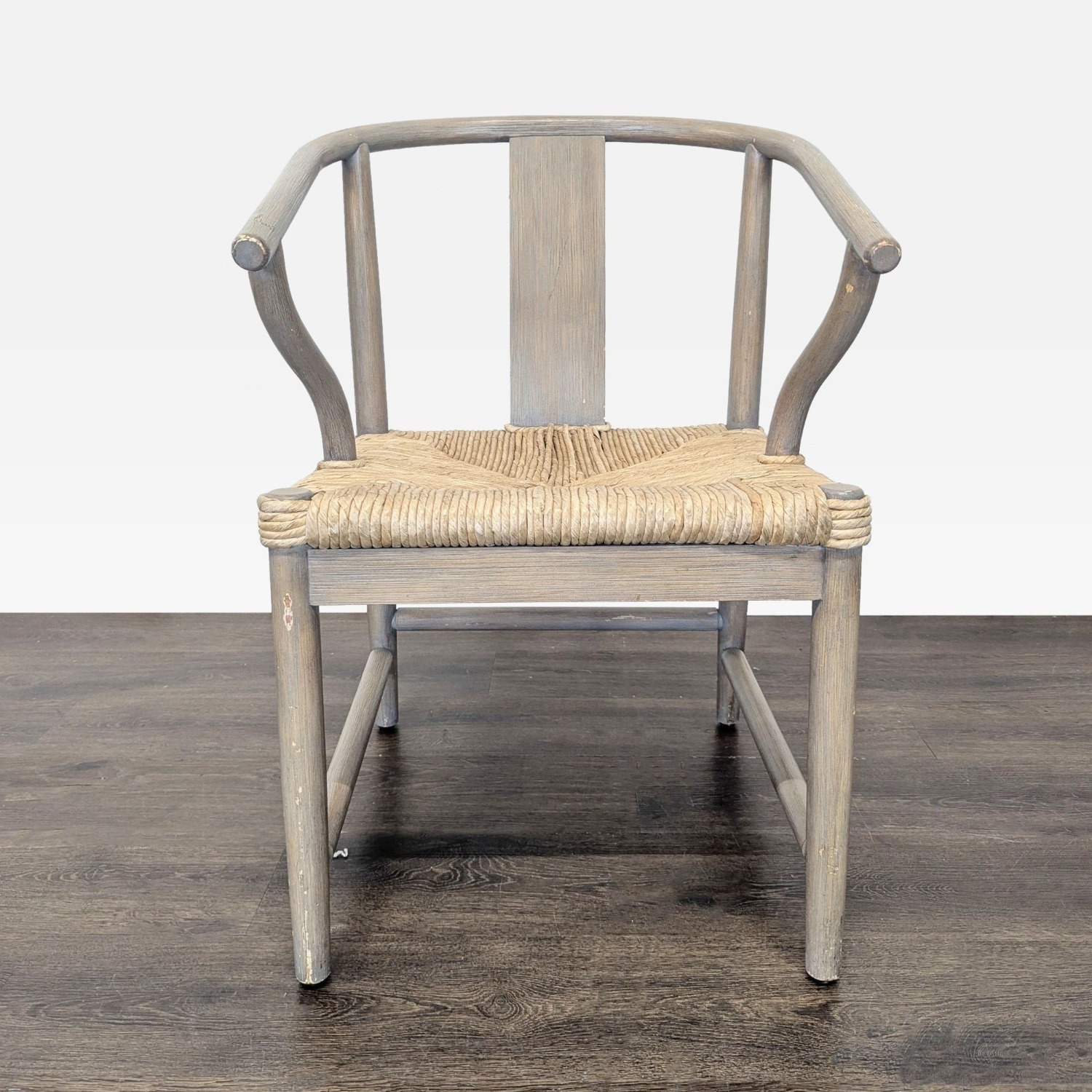 Wishbone Chair with Woven Rope Seat - image-4