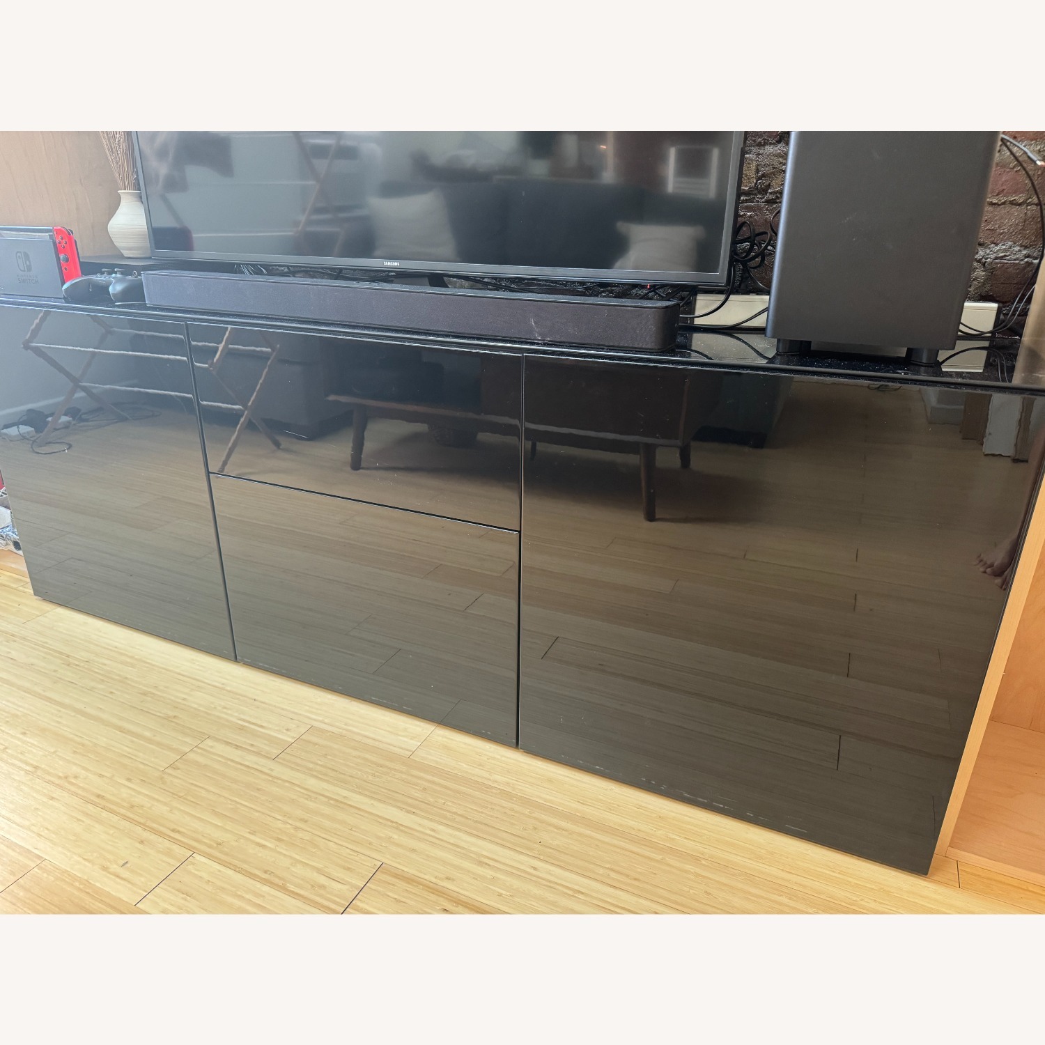 IKEA BESTÅ W Glass Top - image-1