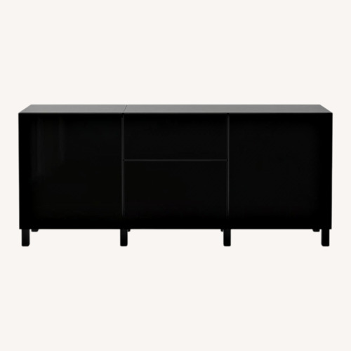 Used IKEA BESTÅ W Glass Top for sale on AptDeco