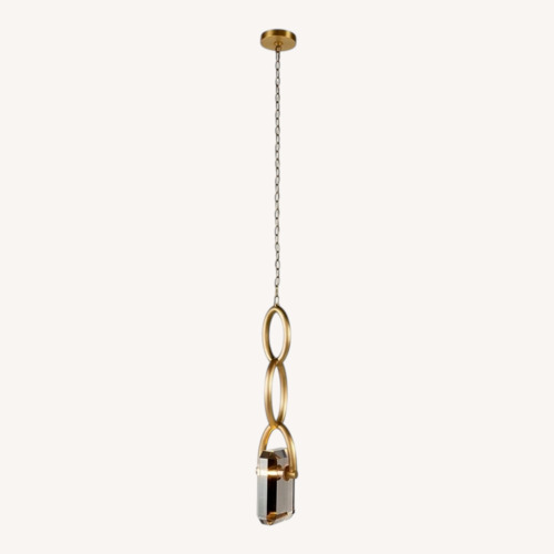 Used Arteriors Home Estate Gold Pendant  for sale on AptDeco
