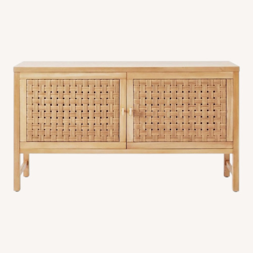Used Threshold By Studio Mcgee Natural Wood Sideboard for sale on AptDeco