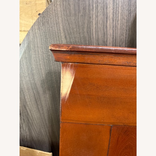 Used Dark Brown Wood Headboard for sale on AptDeco