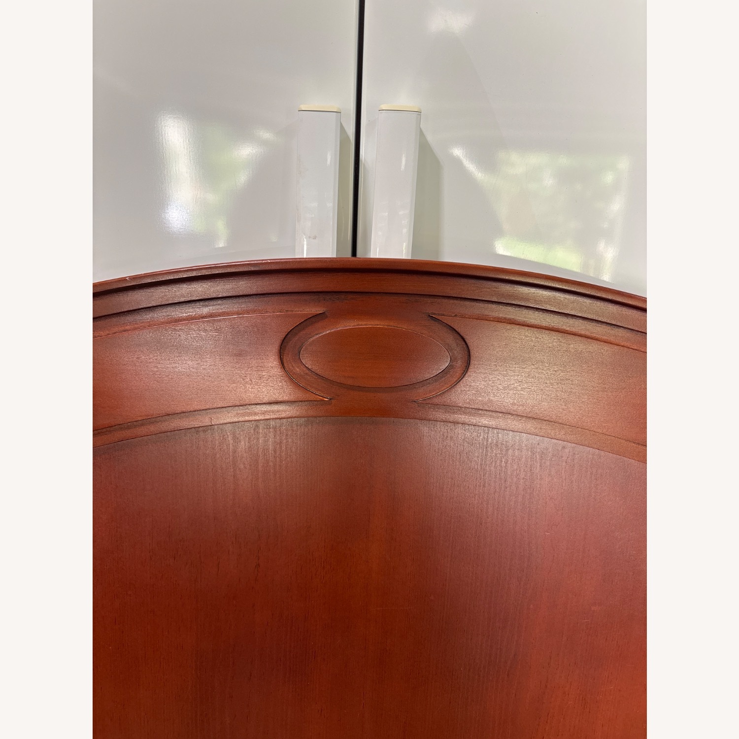 Dark Brown Wood Headboard - image-5