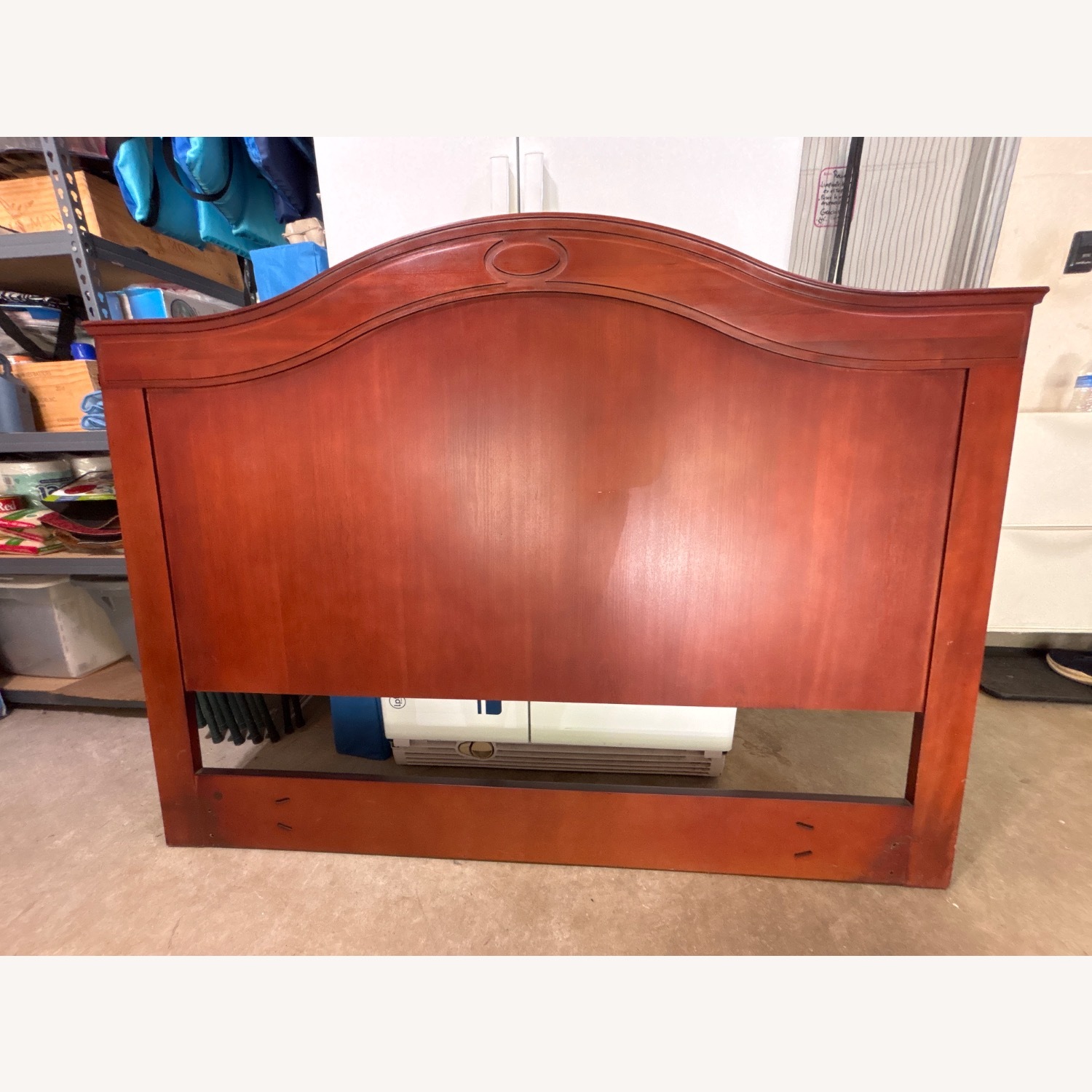 Dark Brown Wood Headboard - image-4