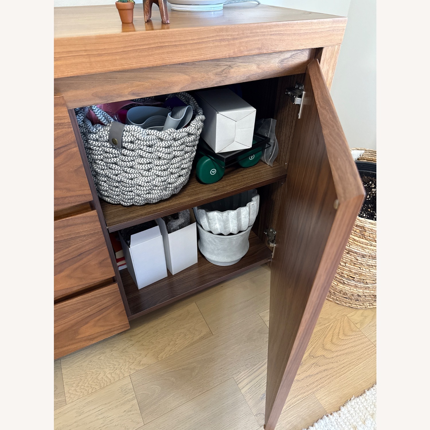 Light Brown Wood Sideboard - image-5