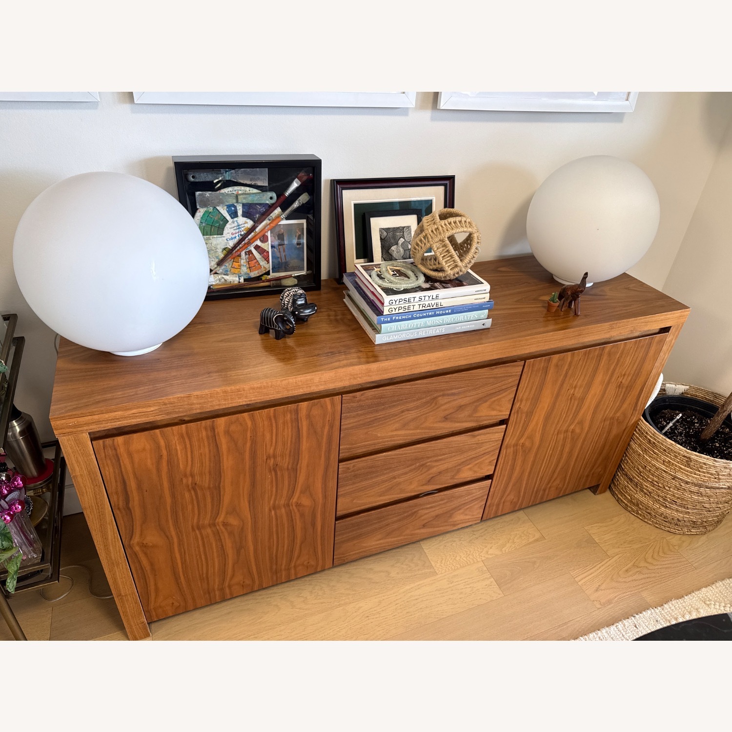 Light Brown Wood Sideboard - image-2