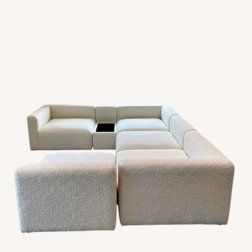 Used TOV Boucle 5 Piece Sectional Sofa for sale on AptDeco