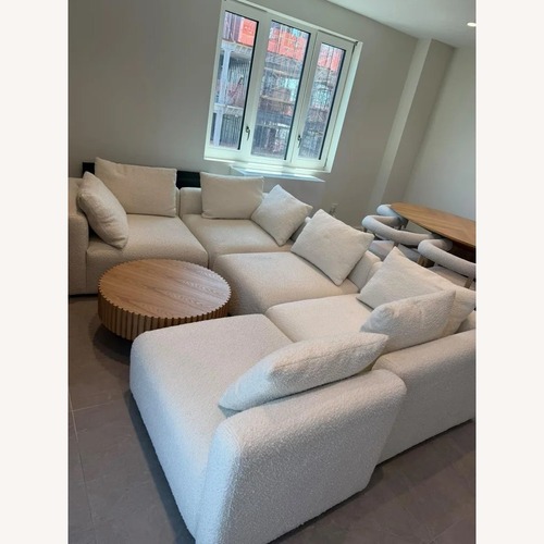 Used TOV Boucle 5 Piece Sectional Sofa for sale on AptDeco