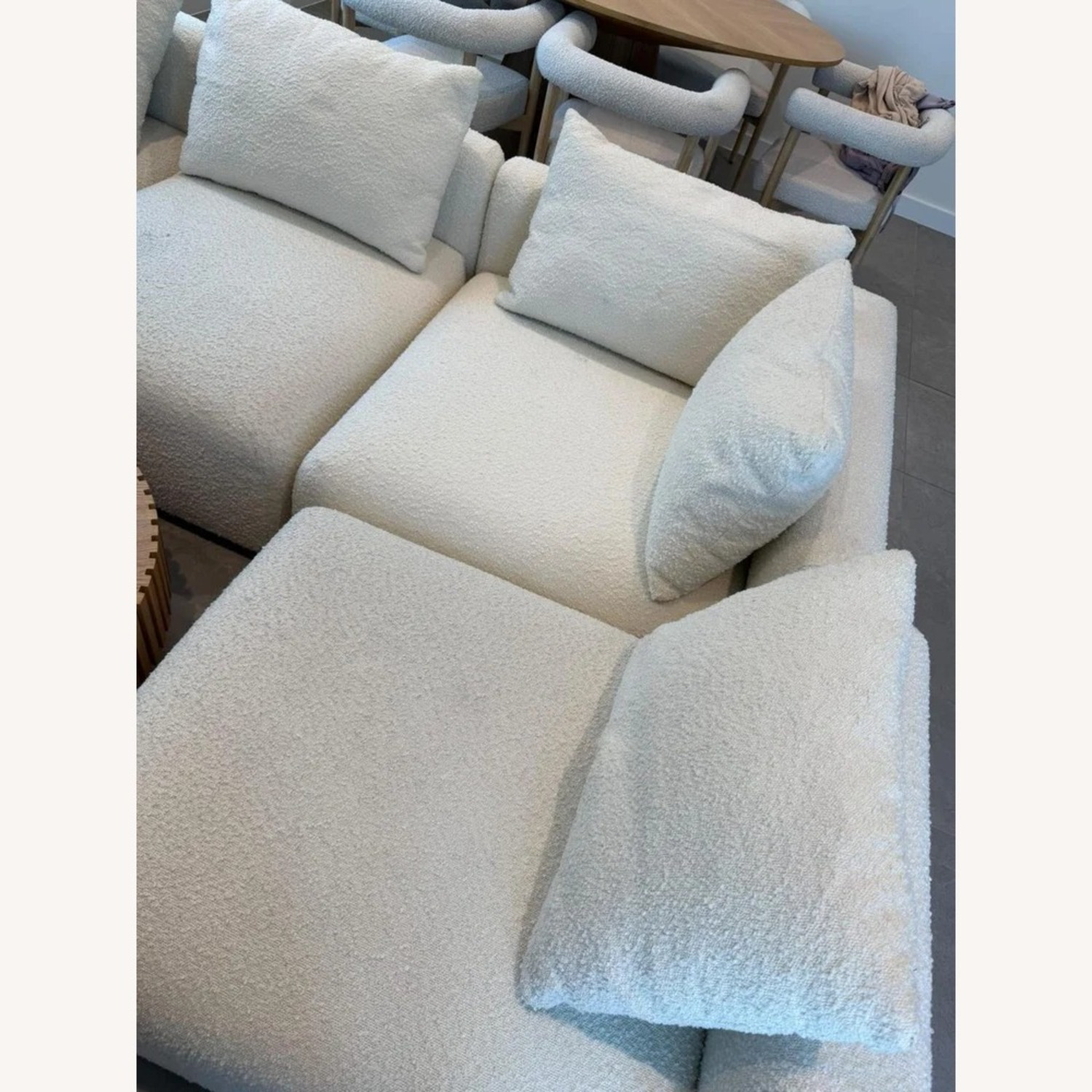 TOV Boucle 5 Piece Sectional Sofa - image-6