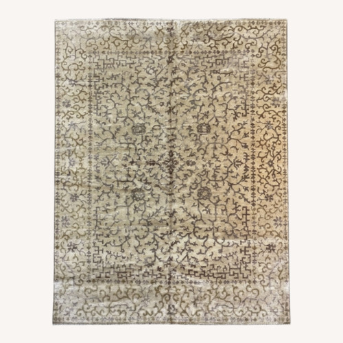 Used Natural Wool Area Rug 9' x 12' for sale on AptDeco