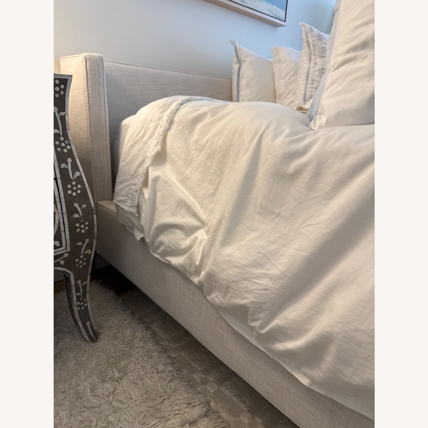 Serena & Lily Natural Cotton Queen Bed - image-2