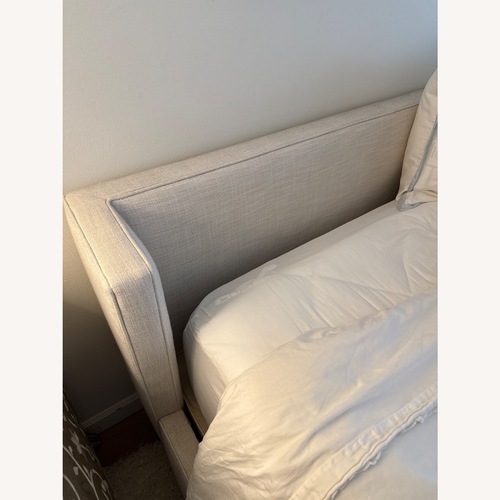 Used Serena & Lily Natural Cotton Queen Bed for sale on AptDeco