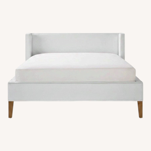 Used Serena & Lily Natural Cotton Queen Bed for sale on AptDeco