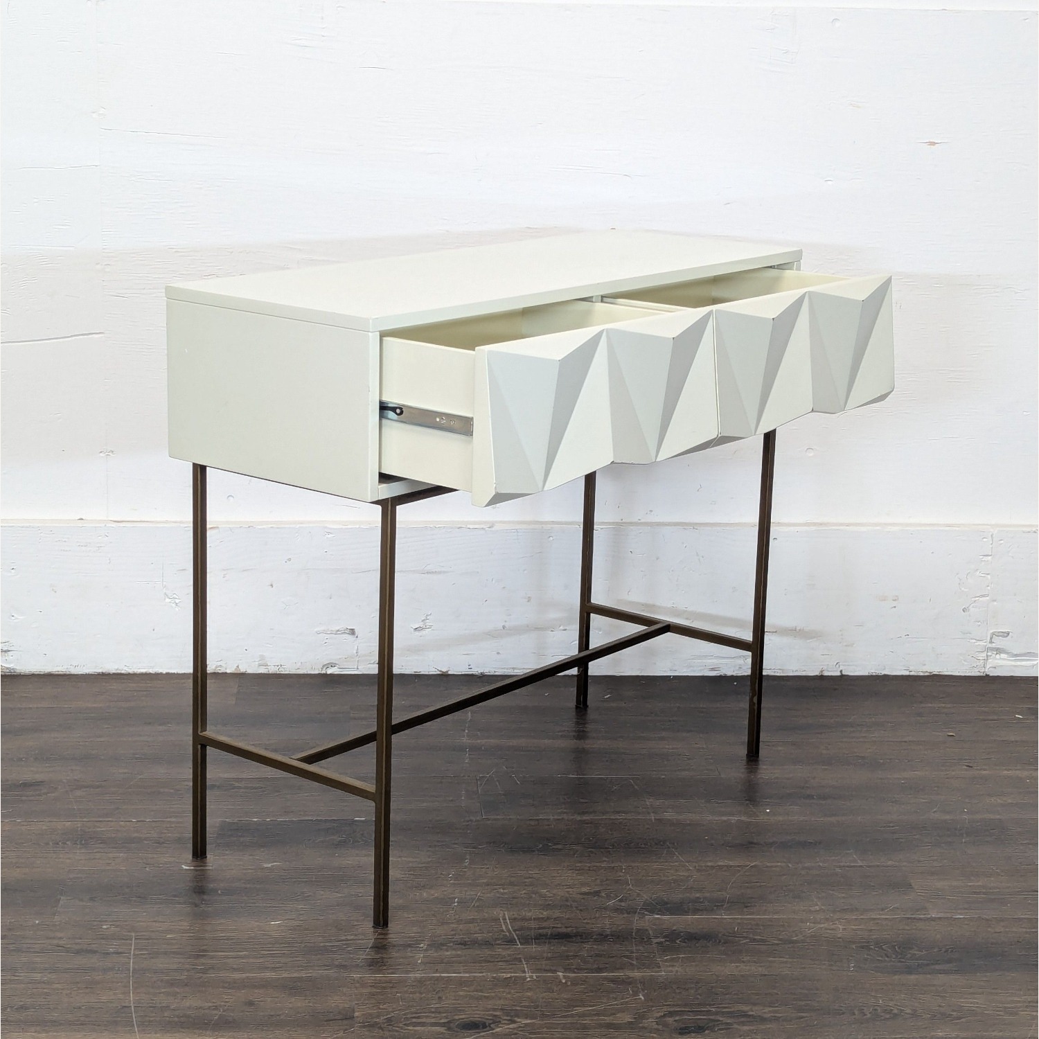 West Elm Sculpted Geo Console - image-2