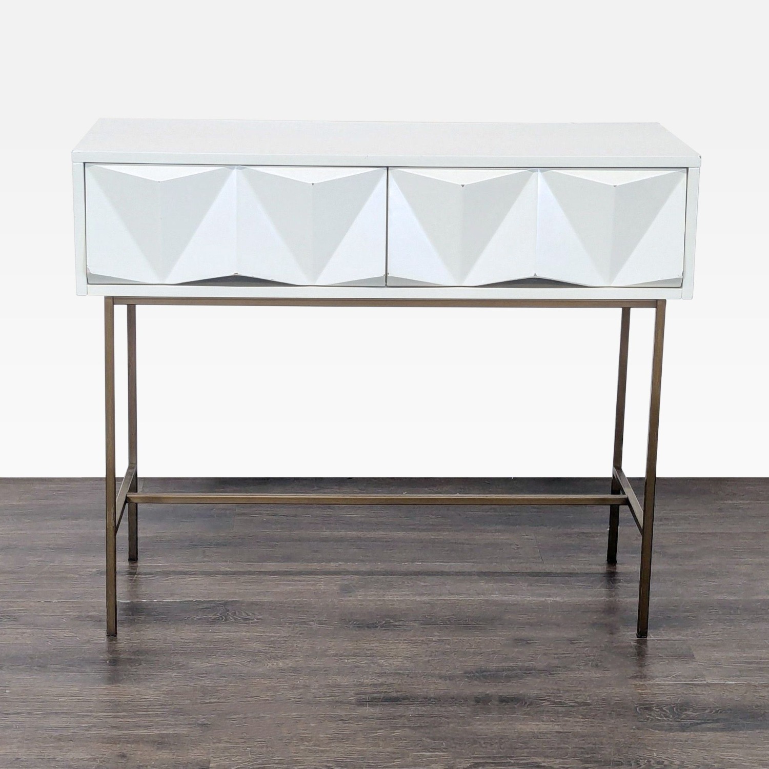 West Elm Sculpted Geo Console - image-1