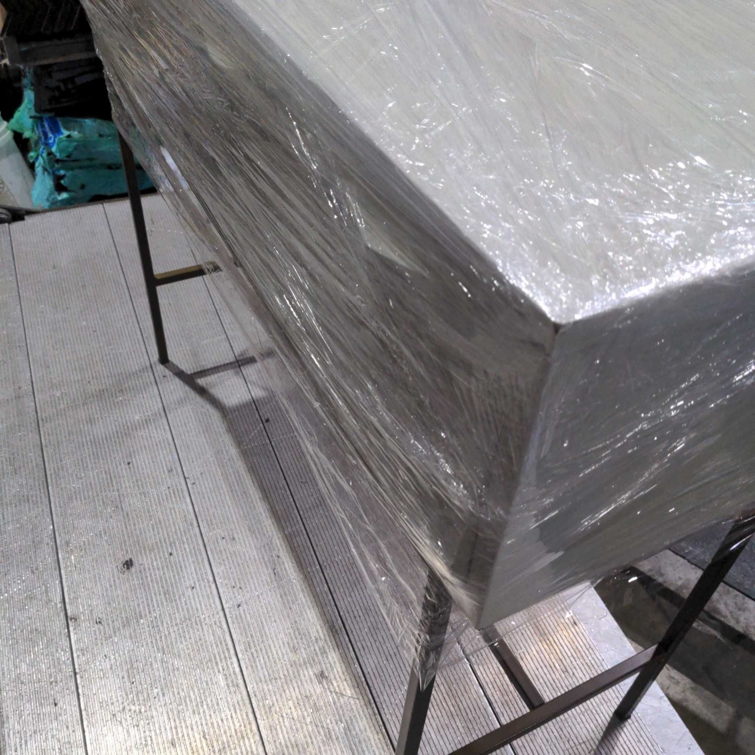 West Elm Sculpted Geo Console - image-3