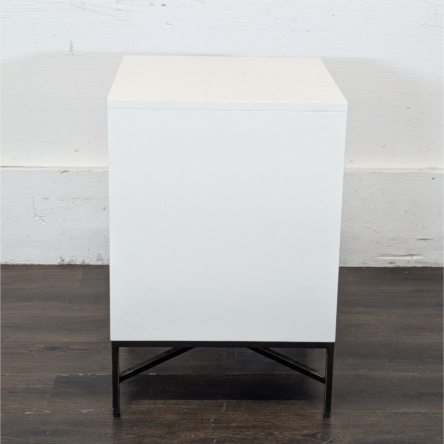 West Elm Wood Tiled Nightstand - image-2