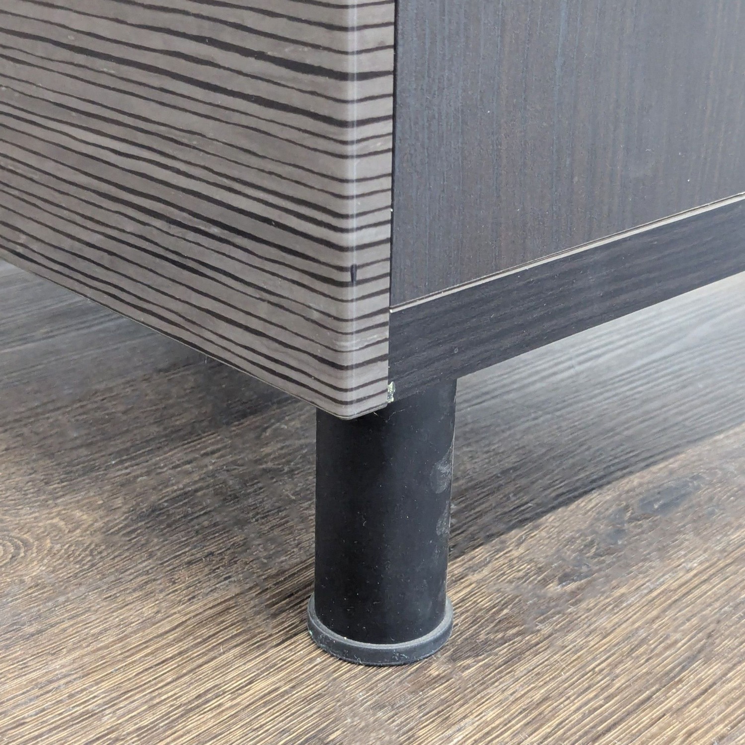 Three Shelf Nightstand with Cabinet Doors	 - image-3