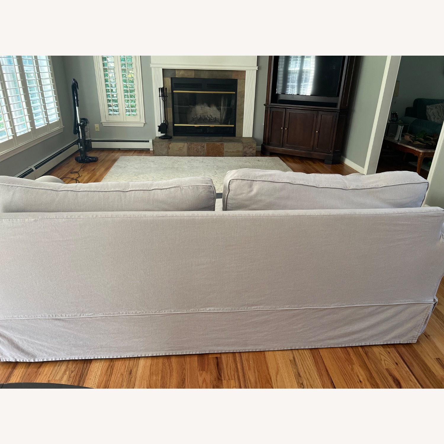 Pottery Barn PB Comfort Natural Fabric 3+ Seater Sofa - image-6