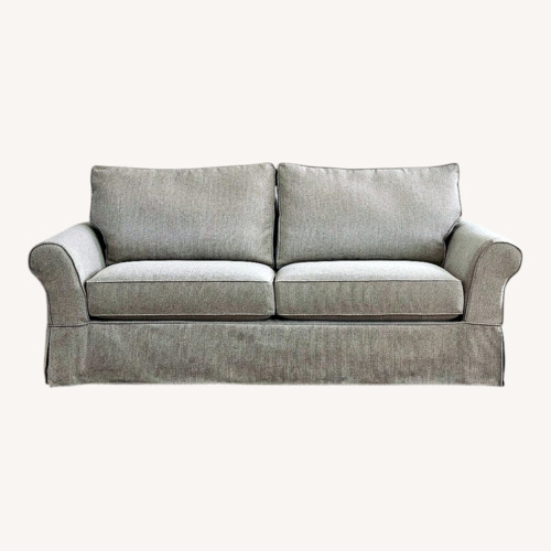 Used Pottery Barn PB Comfort Natural Fabric 3+ Seater Sofa for sale on AptDeco