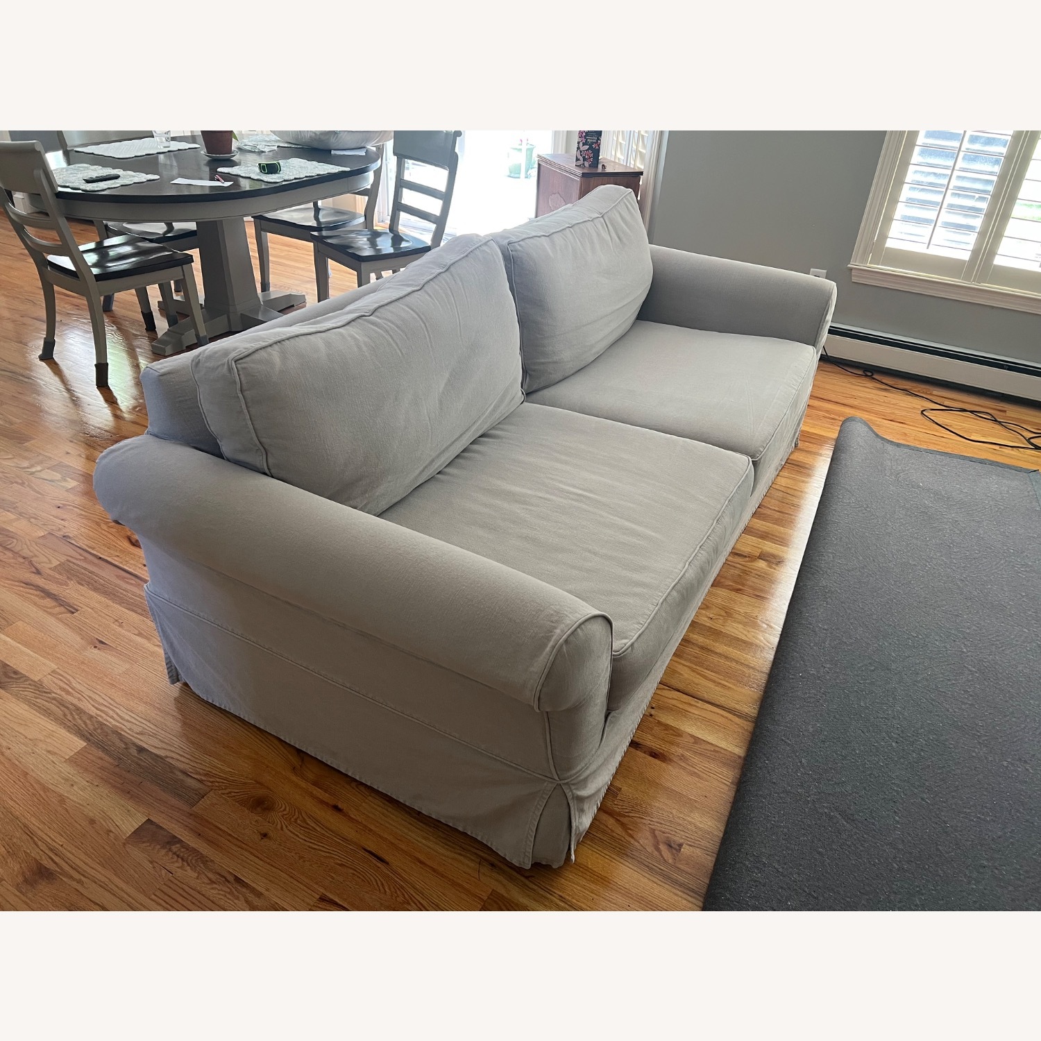 Pottery Barn PB Comfort Natural Fabric 3+ Seater Sofa - image-2